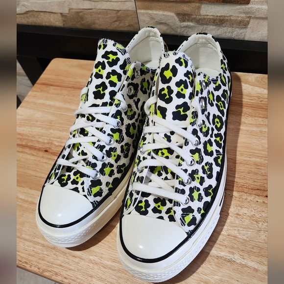 NWT Converse Chuck Taylor 70 OX Archive Print Leopard 164410C - Picture 7 of 12